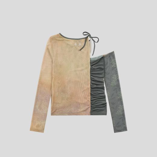 GOODBAI GOODEES拼接修身长袖T恤 商品图2