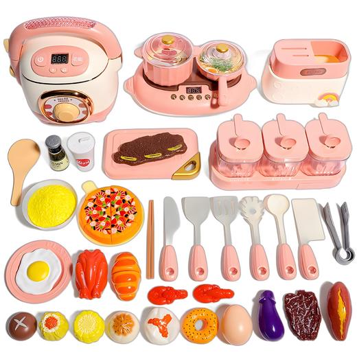 【玩转“好食光”！宝宝厨房仿真玩具】儿童过家家，仿真炒菜体验。多功能电磁炉，安全儿童厨房。解锁玩具悬疑，小朋友欢乐无限。 商品图12