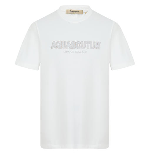 【海信嘉年华】Aquascutum雅格狮丹圆领短T-AQ2286119-10 商品图0