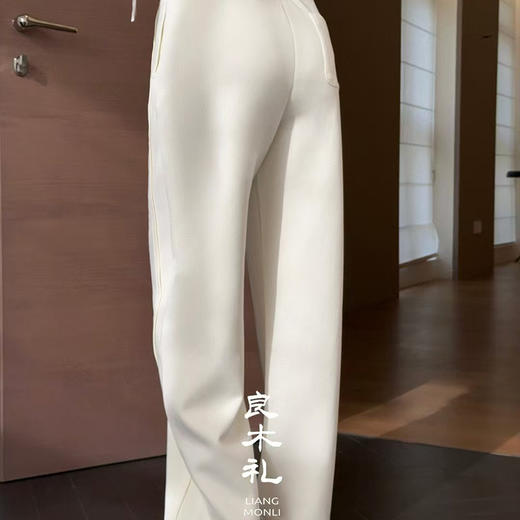 【不换不退】良木礼抽绳休闲裤(改短板)（3201-8888） 商品图3