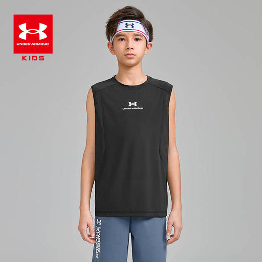 【12月-特惠福利】Under Armour安德玛男女童25新款速干背心252116112 商品图0