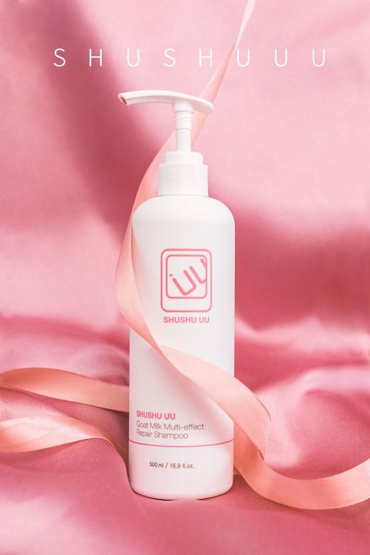 SHUSHU UU山羊奶多效修复洗发水500ml 商品图4