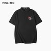 PINLI品立2025夏季新款小丑贴布绣花翻领修身短袖POLO衫男士体恤BG252112044 商品缩略图2