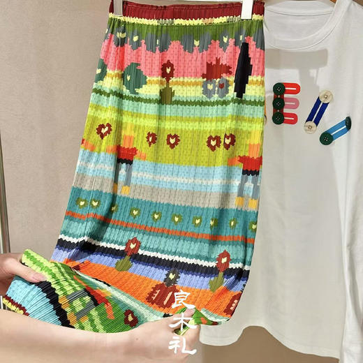 良木礼抽象图案半裙（25018） 商品图5