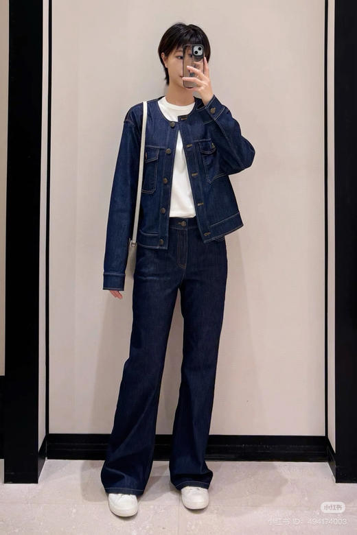 415-5 纯圆正 土壤牛仔系列 春夏薄款 软糯绵柔大弹力 圆领马甲 圆领牛仔夹克 商品图11