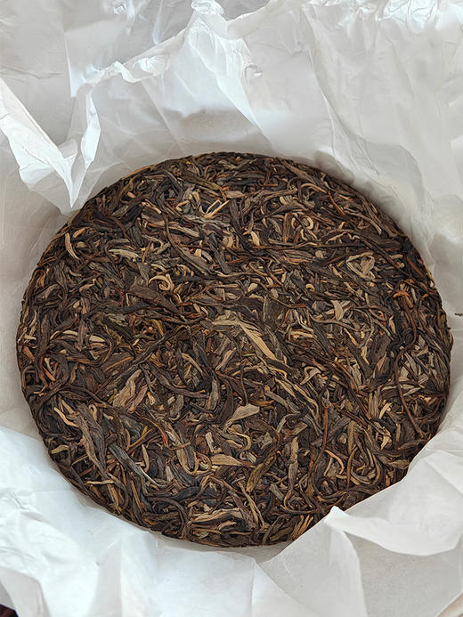 【老友分享】老仓好茶；2019年勐海贺开茶山核心产地头春古树；200g/饼；7年陈老生茶；白棉茶饼；口感品质之巅 商品图0