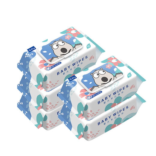 澳贝丨婴儿手口湿巾（80抽*5包） 商品图2