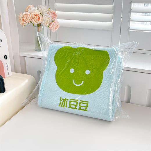 裸睡神器 凉而不冰  夏季凉感冰豆豆凉席床笠款三件套 商品图7