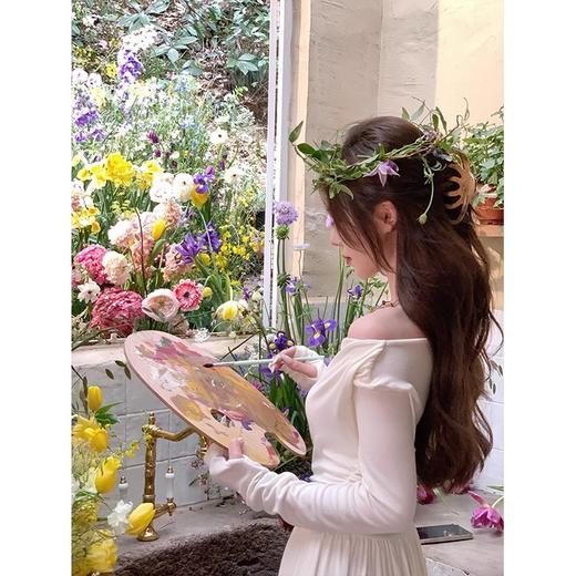 现货  双生芭蕾 法式少女感 优雅2色连衣裙 商品图0