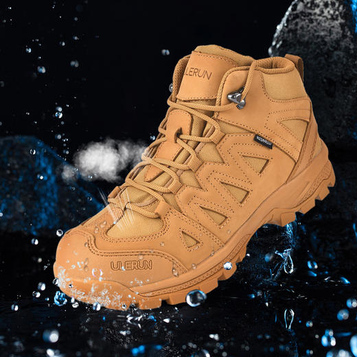 【又乐】户外登山鞋时尚徒步鞋防水中帮减震防滑耐磨XT5 商品图1