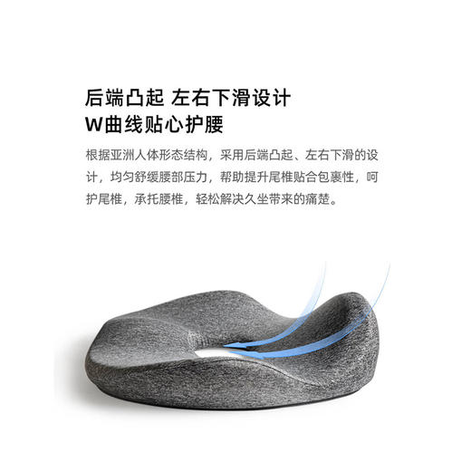 美尘MayC 舒压美臀坐垫 循环透气 专为久坐族设计 商品图5
