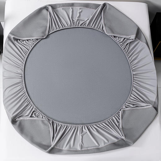 多喜爱 凉豆豆笠围三件套-木槿（灰/粉/蓝/米）【可水洗机洗】【柔软可折叠】【凉感值0.28】【全方位包裹】 凉席子A类标准 有效抗菌  3D立体凉豆豆 商品图3