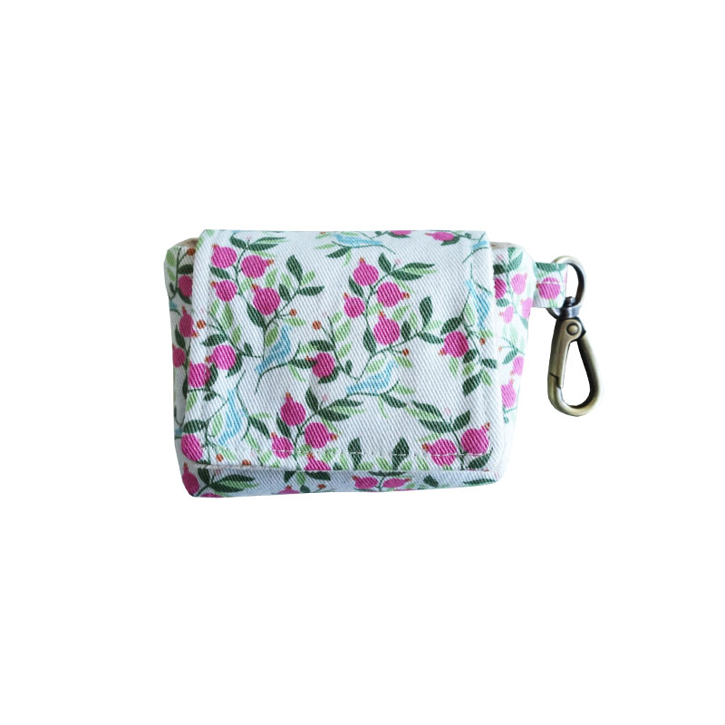 HUJI祤集Snap收纳包插画小鸟