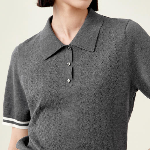 【商场同款】伊芙丽夏套头毛衫1F5130851 商品图1