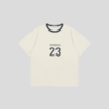 GOODBAI 23编号logo印花撞色oversize柔软短袖T恤 商品缩略图2