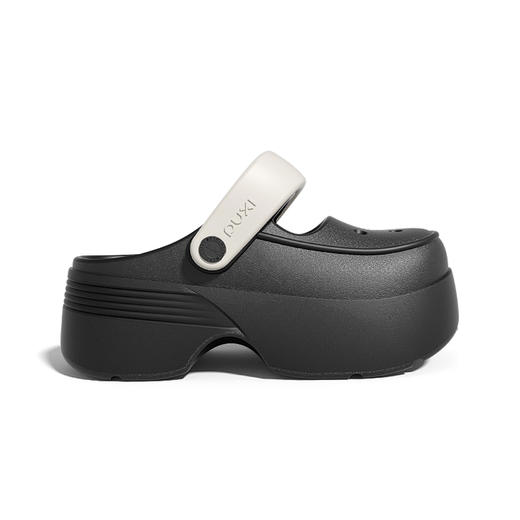 【珂专享】朴西叠叠乐洞洞鞋女款夏季厚底增高透气不臭脚包头拖鞋外穿沙滩鞋 商品图1