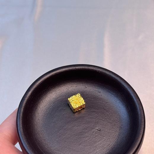 【开业金喜】足金999黄金回纹四叶草国风莲花祥云【金重约0.83g】 商品图1