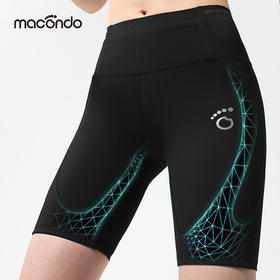 2025春夏马孔多男女压缩支撑4分裤  吸湿速干 高效支撑  分区压缩 韩国晓星弹性纤维 手机仓 反光标