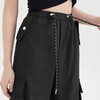 半身缘女裤 春夏简约户外抽绳直筒抽绳两穿工装裤DS502 商品缩略图2