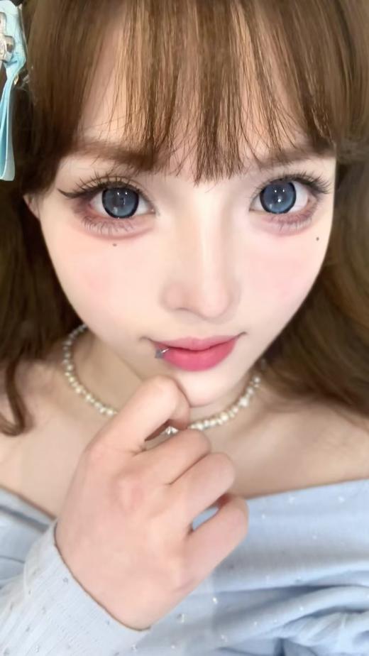 【半年抛大直径】Doriscon-海蓝冰椰-14.5mm【半年抛 0-1000度 有525/575】 商品图3