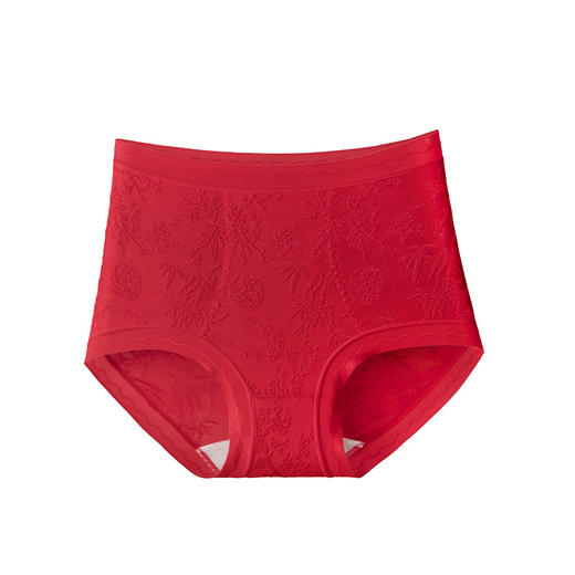 【两件装 美宅内裤】蕾丝中高腰大码 7A抗菌桑蚕丝加长底裆三角裤冰丝  商品图10