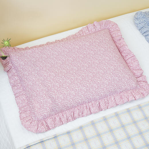 莨苕叶系列花边枕荞麦壳枕头荞麦皮睡眠护颈椎睡觉专用纯棉学生儿童 商品图3