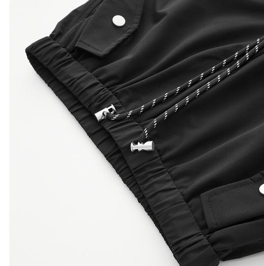 半身缘女裤 春夏简约户外抽绳直筒抽绳两穿工装裤DS502 商品图5