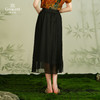 乔万尼100%桑蚕丝半身裙国风刺绣设计真丝半裙EM2D812 商品缩略图1