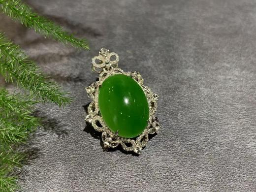 【御珠宫坊】金镶碧玉吊坠 商品图4