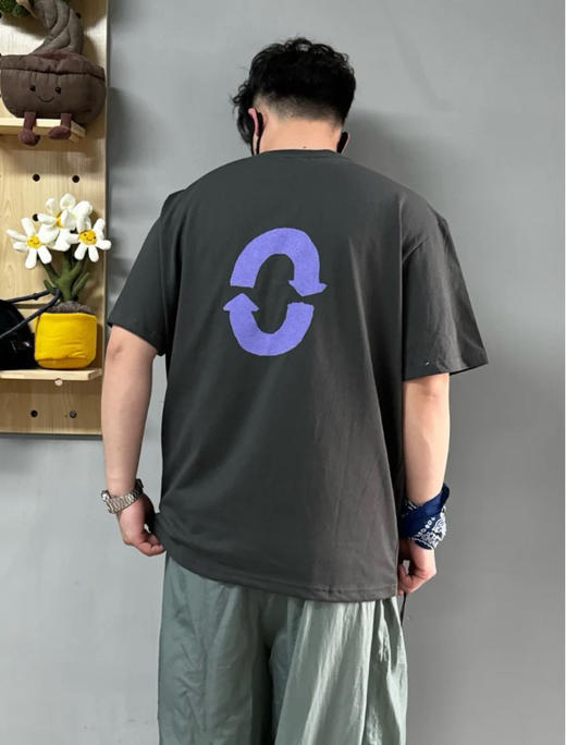 【4月15日  下午14:00 秒杀】AnKoRau/安高若男士 宽版 舒适 运动棉混纺图案短袖T恤 女生可穿 商品图2