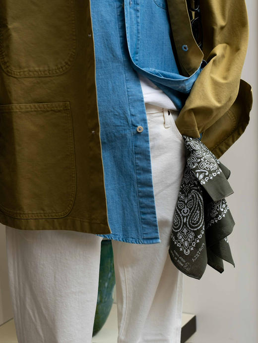 Fortela 橄榄绿四袋工装夹克 商品图3