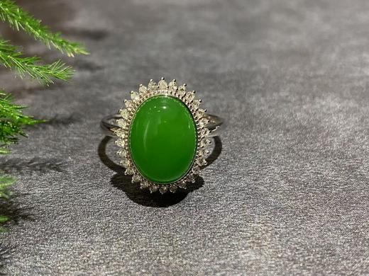 【御珠宫坊】金镶碧玉戒指 商品图0