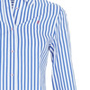 CHCH2025春夏休闲蓝色条纹时髦衬衫女上衣修身设计感通勤衬衣 商品缩略图4