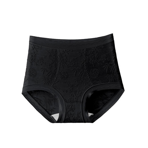 【两件装 美宅内裤】蕾丝中高腰大码 7A抗菌桑蚕丝加长底裆三角裤冰丝  商品图9