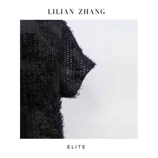 E系列-定制 ——“复古风尚”——优雅高贵——黑色刺绣Lace长裙 2401215 商品图1