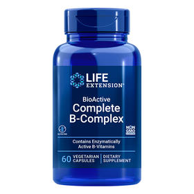 (白大姐专属）沿寿LIFE EXTENSION 复合维生素B族 60粒（ BioActive Complete B-Complex）