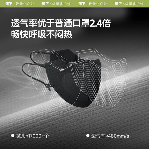 蕉下男士透气护眼角防晒口罩-防晒系列】LYX 商品图3