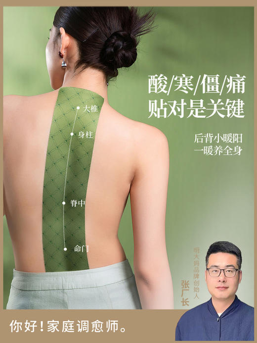 【龙骨凤脉贴】艾草龙骨久贴督脉艾灸贴背部敷贴 商品图0