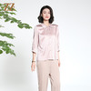 佐尔美夏季新款新中式国风时尚气质桑蚕丝长袖衬衣女M42CS41 商品缩略图1