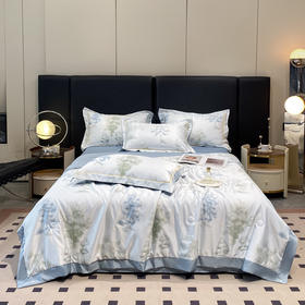 【夏被四件套空调被】冰丝凉感夏凉被水洗天丝可机洗夏季薄被子