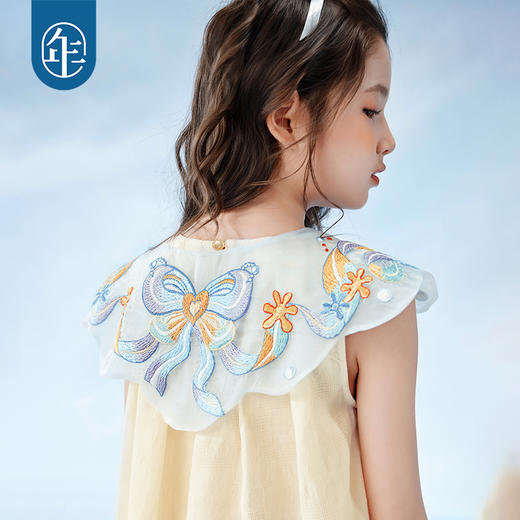 年衣童装无袖连衣裙女童2025年夏季新款中国风海月贝蒂连衣裙 商品图4