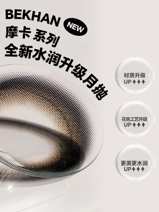 【摩卡系列-月抛合集】Bekhan丨水润升级款月抛2片装（花呗支付联系客服） 商品图1
