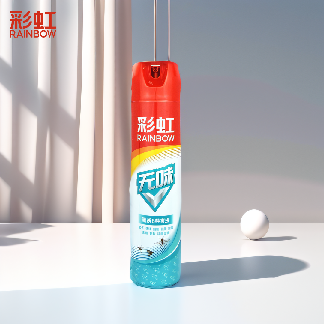 彩虹杀虫气雾剂无味600ml