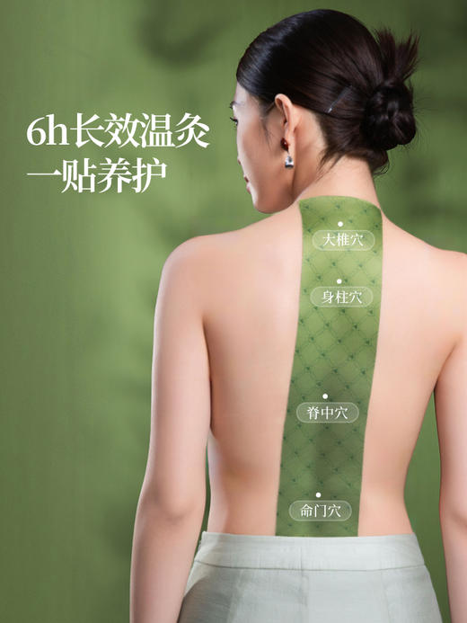 【龙骨凤脉贴】艾草龙骨久贴督脉艾灸贴背部敷贴 商品图2