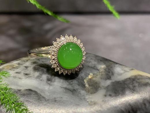 【御珠宫坊】金镶碧玉戒指 商品图0