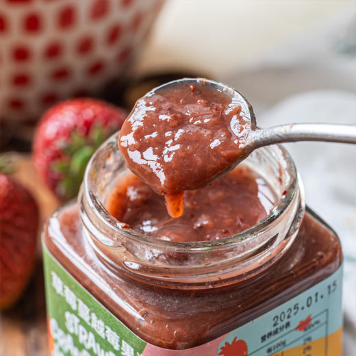 草莓蔓越莓鲜果酱 4瓶（150g/瓶） 商品图7