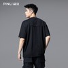 PINLI品立2025夏季新款设计感撞色车线T恤男士潮牌宽松休闲体恤衫B252111025 商品缩略图2