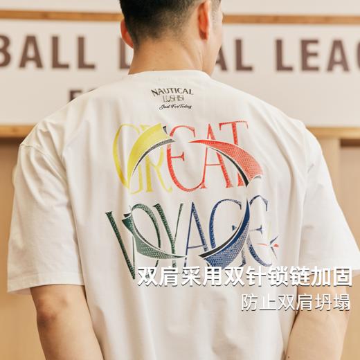 LUSHISI迎风跃变主题速干篮球运动短袖休闲健身跑步穿搭美式潮t恤 商品图2