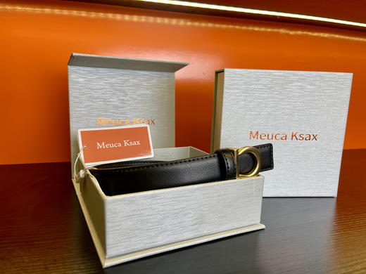 正品授权MEUCA KSAX女士真皮针扣皮带 商品图10