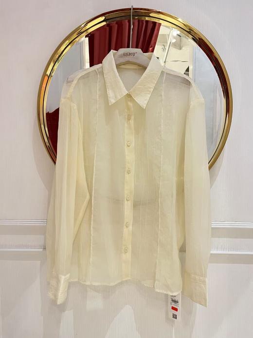 【门店同款】ENJOY春季“绮梦繁花”韩系百搭衬衫 161907674 商品图0